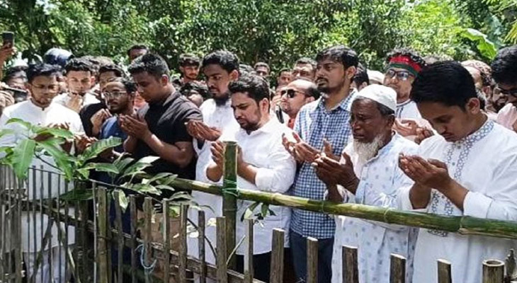 আবু সাঈদের কবর জিয়ারতের মধ্য দিয়ে এনসিপির জুলাই পদযাত্রা শুরু