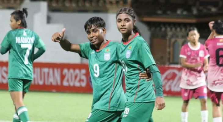 আলপির জোড়া গোলে জয়ে শুরু বাংলাদেশের