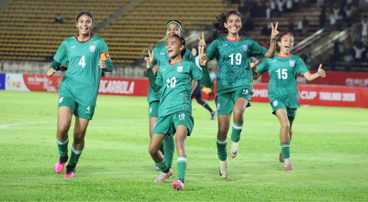 লাওসকে হারিয়ে বাংলাদেশের জয়