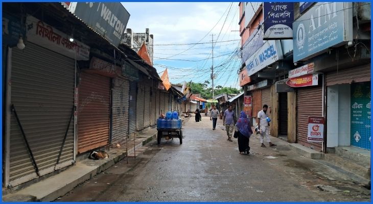 সংসদীয় আসন বাগেরহাট-৪ বহাল রাখার দাবিতে শরণখোলায় হরতাল ও অবরোধ পালিত