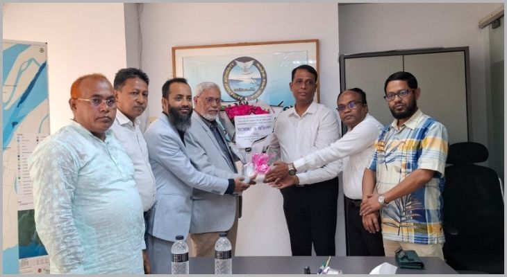 পায়রা বন্দরের চেয়ারম্যানের সঙ্গে শিপ হ্যান্ডলিং অ্যাসোসিয়েশনের মতবিনিময়