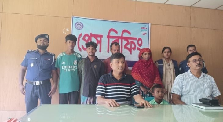নড়াইলে শিশু অপহরণ করে মুক্তিপণ দাবি, নারীসহ গ্রেপ্তার ৪