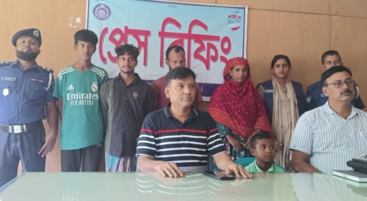 নড়াইলে শিশু অপহরণ করে মুক্তিপণ দাবি, নারীসহ গ্রেপ্তার ৪