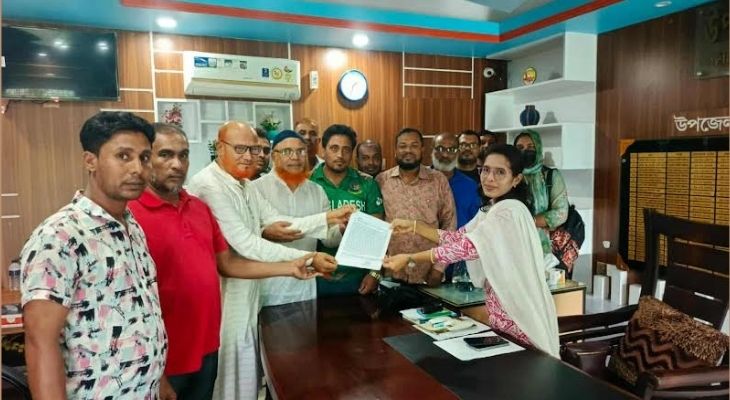 কালিগঞ্জ ও শ্যামনগরকে নিয়ে সাতক্ষীরা-৪ আসন করার দাবিতে স্মারকলিপি প্রদান