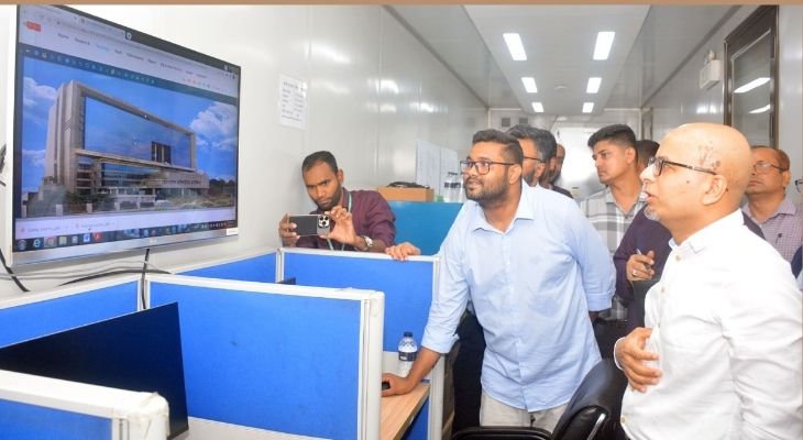 যশোর ন্যাশনাল ডেটা সেন্টারের কার্যক্রম পরিদর্শন করলেন প্রধান উপদেষ্টার বিশেষ সহকারী