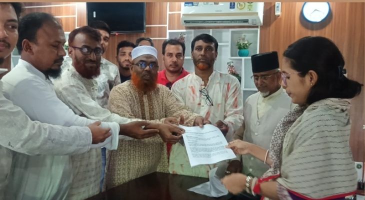 সাতক্ষীরা-৪ সংসদীয় আসনের সীমানা পুনর্বিন্যাসের দাবিতে স্মারকলিপি প্রদান