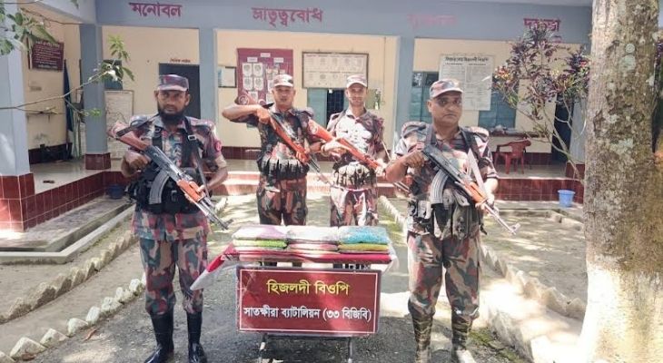 সাতক্ষীরা সীমান্তে বিজিবি অভিযানে ৬দিনে বিপুল ভারতীয় পণ্য আটক