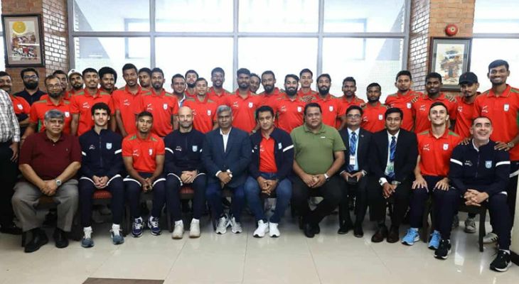 নেপাল থেকে দেশের পথে জাতীয় ফুটবল দল