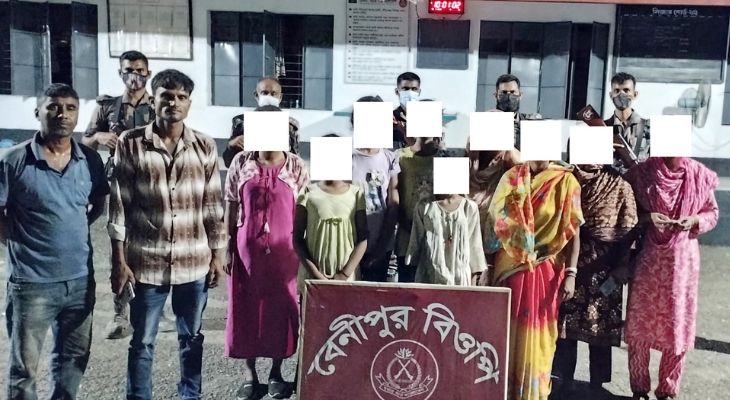 ঝিনাইদহ সীমান্তে ১১ বাংলাদেশিকে আটকের পরে ফেরত দিলো বিএসএফ