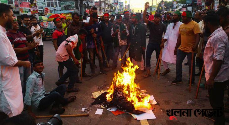 খুলনায় জাতীয় পার্টি অফিসে ফের হামলা ও সাইনবোর্ড ভাংচুর