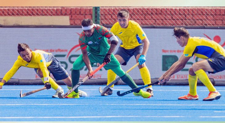 কাজাখস্তানকে বিধ্বস্ত করে হকি বিশ্বকাপের বাছাইপর্বে বাংলাদেশ