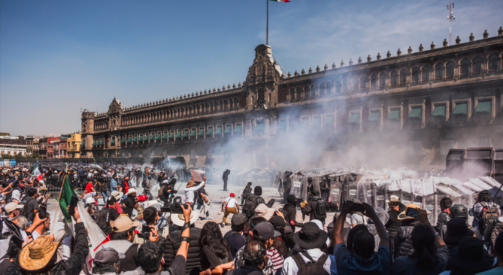 জেন-জি আন্দোলনে উত্তাল মেক্সিকো