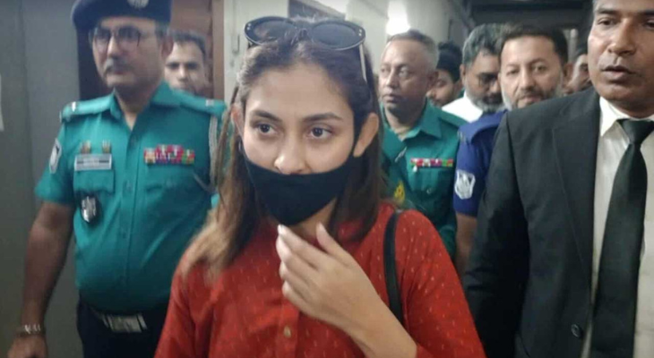 সেই মামলায় আত্মসমর্পণ করে জামিন চেয়েছেন অভিনেত্রী মেহজাবীন