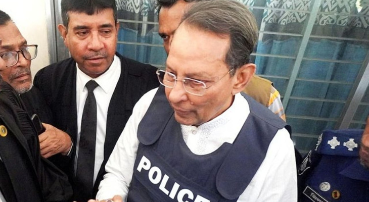 কাঠগড়ায় দাঁড়িয়ে নিজেকে নির্দোষ বললেন ইনু