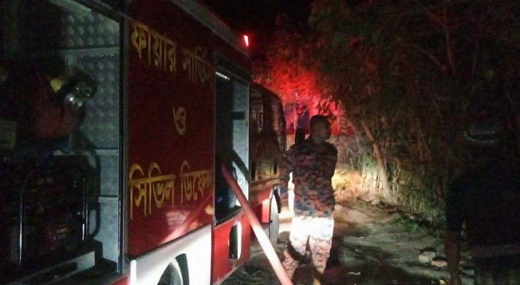 চৌগাছায় অগ্নিকাণ্ডে কৃষকের বাড়ি ও ৬টি ছাগল পুড়ে ছাই