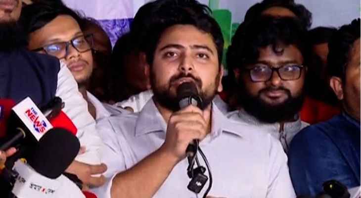 বাংলাদেশের সঙ্গে সুসম্পর্ক চাইলে শেখ হাসিনাকে পাঠাতে হবে: ভারতের উদ্দেশে নাহিদ