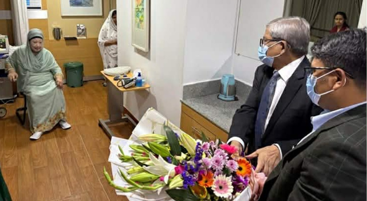 হাসপাতালে ভর্তি খালেদা জিয়া