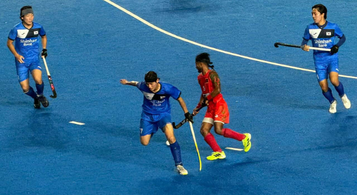 বিশ্বকাপে আমিরুলের হ্যাটট্রিক কোরিয়াকে রুখে দিলো বাংলাদেশ