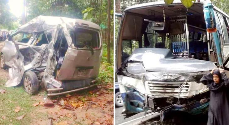 কক্সবাজারে বাস-মাইক্রোবাস সংঘর্ষ, নিহত ৫