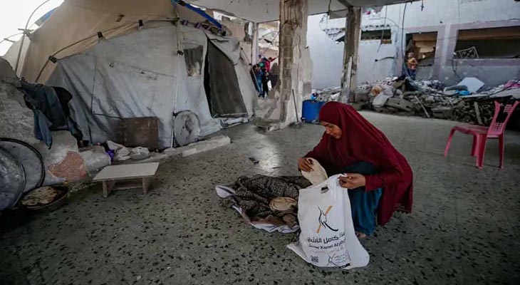 যুদ্ধবিরতি চললেও ত্রাণ প্রবেশে বাধা, গাজায় ক্ষুধায় কাতর ফিলিস্তিনিরা