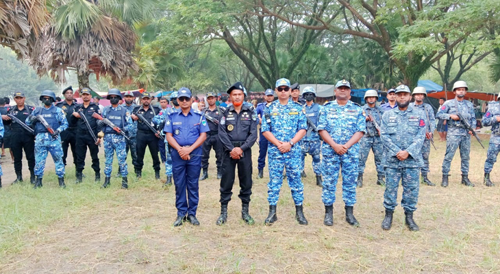 রাস পূর্ণিমা পূজা ও পুণ্যস্নান’ উপলক্ষে নিরাপত্তা জোরদার