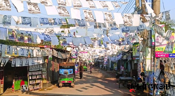 প্রার্থীদের প্রচারণায় জমে উঠেছে পথের বাজার বণিক সমিতির নির্বাচন