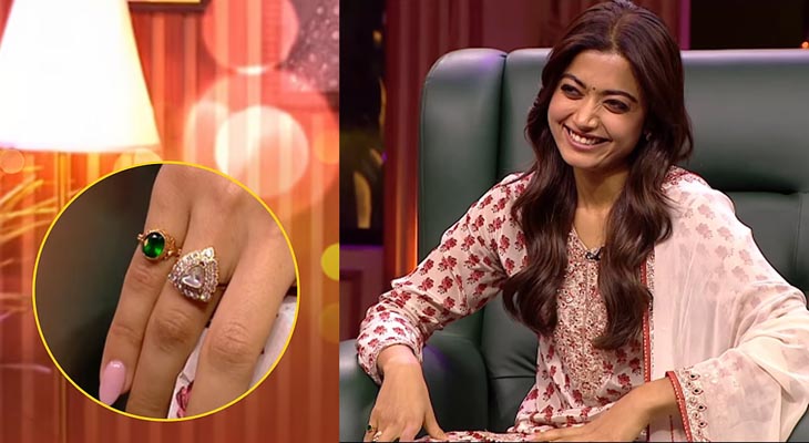 বাগদানের আংটি দেখালেন রাশমিকা!