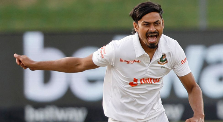 প্রথম বাংলাদেশি হিসেবে নতুন কীর্তি তাইজুলের