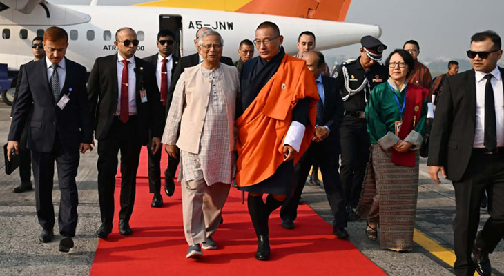 ভুটানের প্রধানমন্ত্রী ঢাকায়