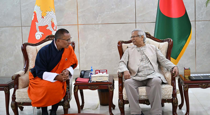 ঢাকায় পৌঁছেই ভূমিকম্পে ক্ষয়ক্ষতির খোঁজ নিলেন ভুটানের প্রধানমন্ত্রী