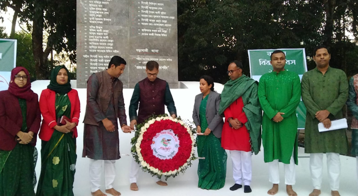 যথাযোগ্য মর্যাদায় নড়াইলে মহান বিজয় দিবস পালিত