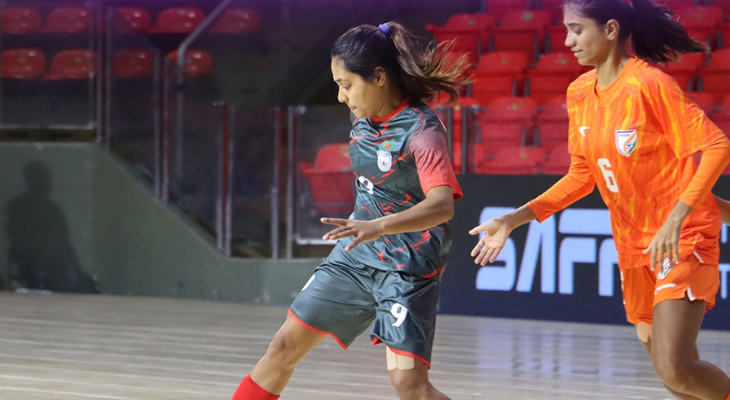 সাবিনার নেতৃত্বে ভারতকে হারাল বাংলাদেশ