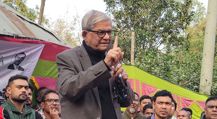 হাসিনা আপার রেখে যাওয়া সমর্থকদের পাশে আছি: মির্জা ফখরুল
