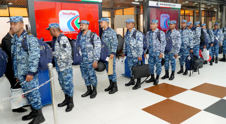 শান্তিরক্ষা মিশনে কঙ্গো গেলেন বিমান বাহিনীর ৩৫ সদস্য