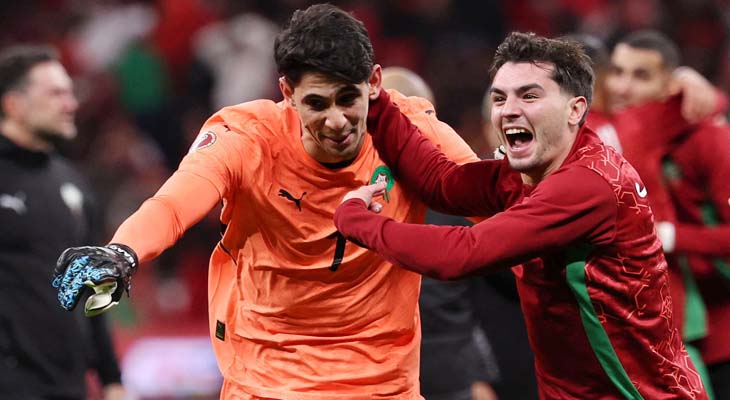 ইয়াসিন ‍বুনোর বীরত্বে ফাইনালে মরক্কো