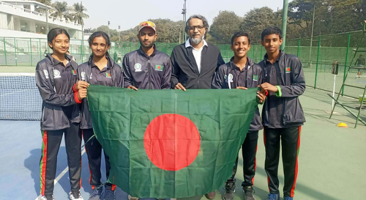 কম্বোডিয়ায় টেনিসে সেমিফাইনালে হার বাংলাদেশের