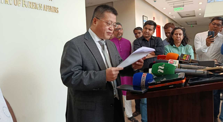 তৃতীয় পক্ষ চীন-বাংলাদেশ সম্পর্ককে প্রভাবিত করতে পারবে না : রাষ্ট্রদূত ইয়াও ওয়েন