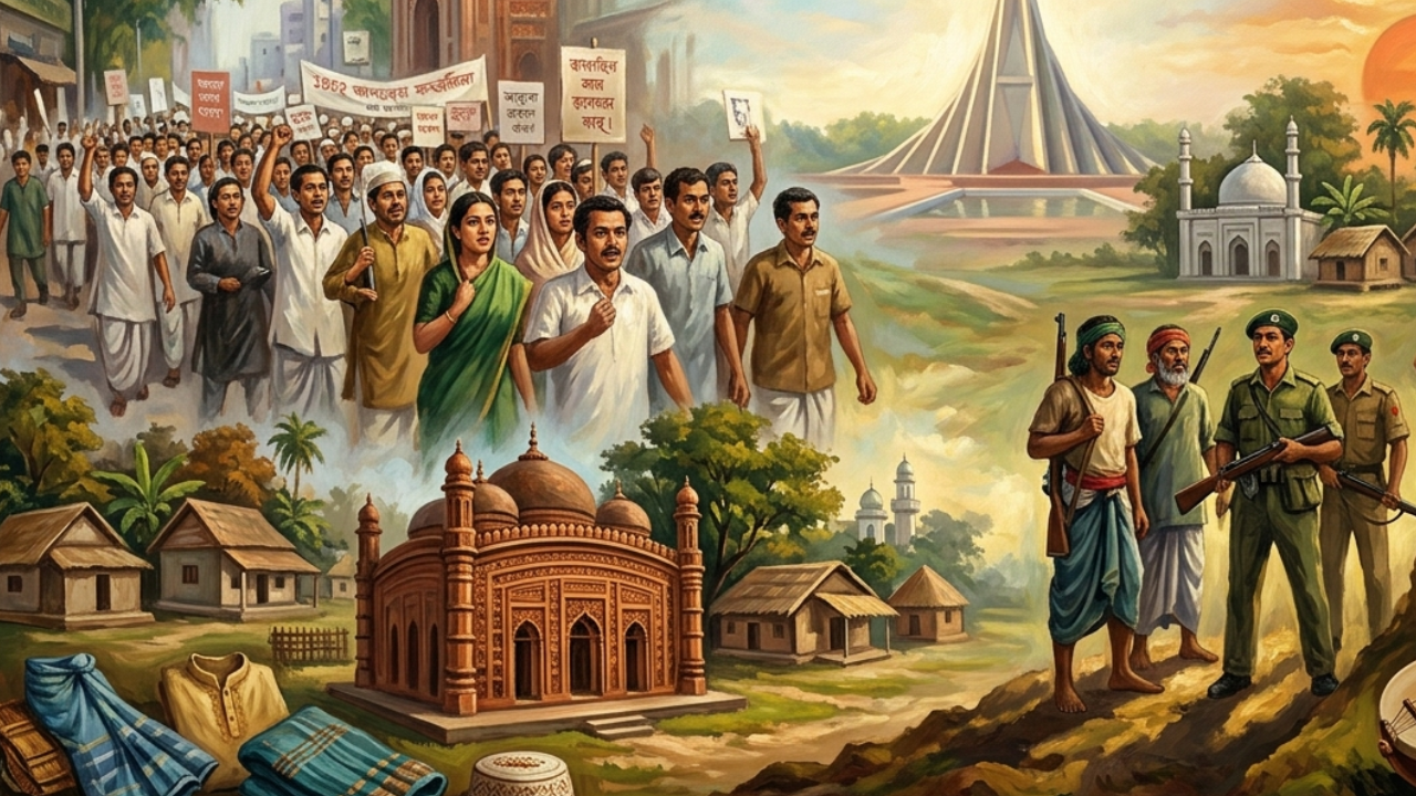 বাংলাদেশের স্বাধীনতা : রাজনৈতিক ও সাংস্কৃতিক স্বতন্ত্র