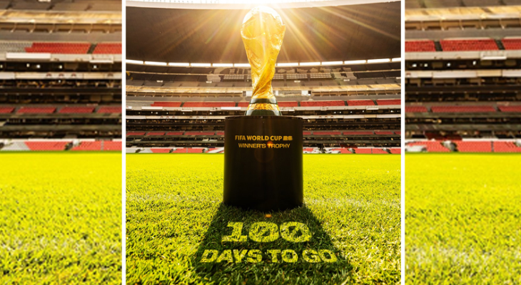 ২০২৬ বিশ্বকাপ ফুটবলের ১০০ দিনের কাউন্টডাউন শুরু