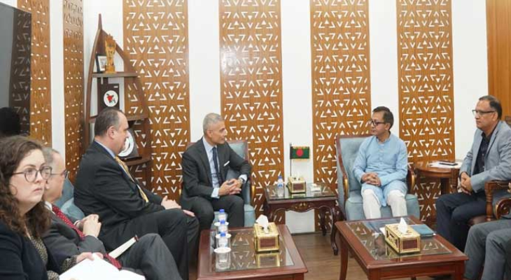 বাণিজ্যমন্ত্রীর সঙ্গে যুক্তরাষ্ট্রের সহকারী পররাষ্ট্রমন্ত্রীর বৈঠক