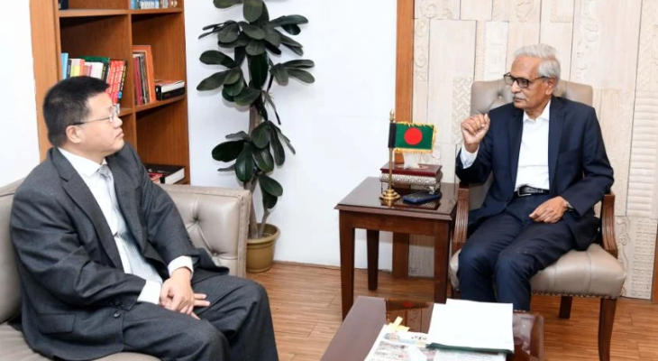 সংস্কৃতি মন্ত্রী ও প্রতিমন্ত্রীর সঙ্গে চীনা রাষ্ট্রদূতের সাক্ষাৎ