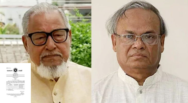 দুই রাজনৈতিক উপদেষ্টা নজরুল-রিজভী দায়িত্ব পেলেন মন্ত্রণালয়ের