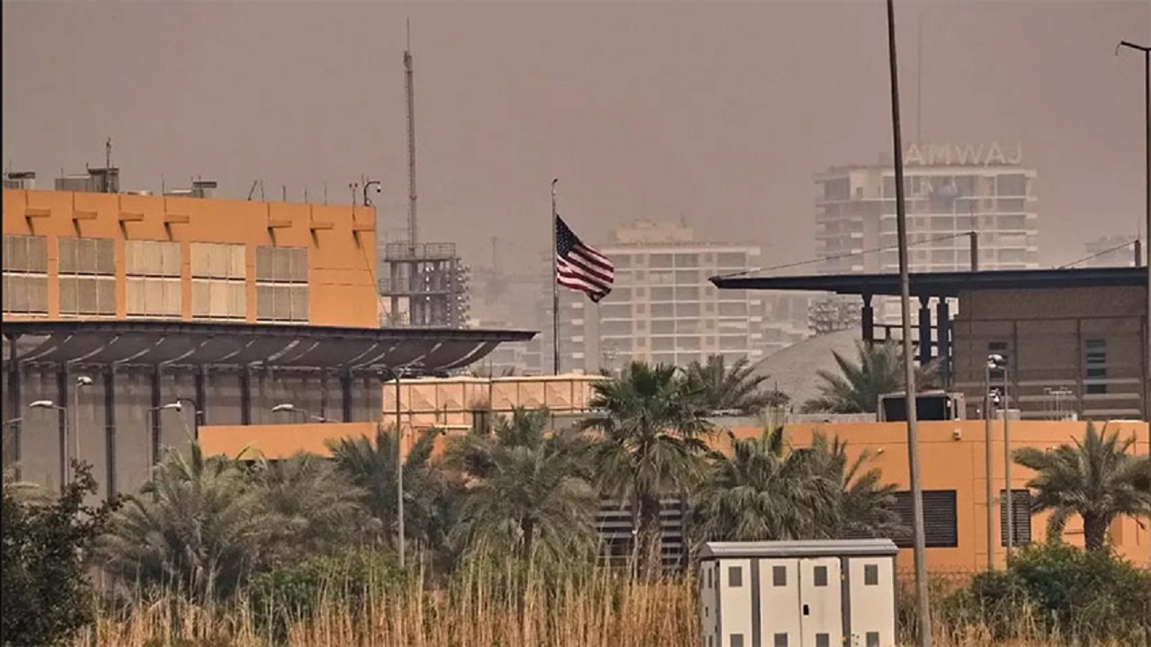 বাগদাদে মার্কিন দূতাবাসে সাম্প্রতিক সময়ে সবচেয়ে বড় হামলা