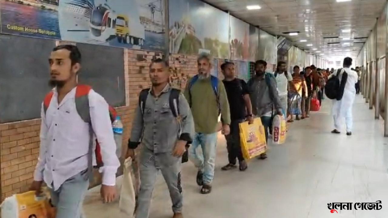 সাজাভোগ শেষে দেশে ফিরলেন শিশুসহ ৩৩ বাংলাদেশি