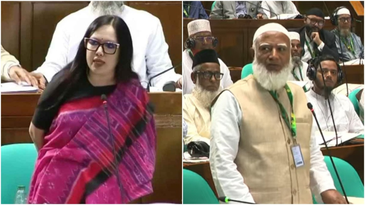 রুমিন ফারহানার বক্তব্যের সময় অশোভন অঙ্গভঙ্গি, বিরোধীদলীয় নেতার প্রতিবাদ