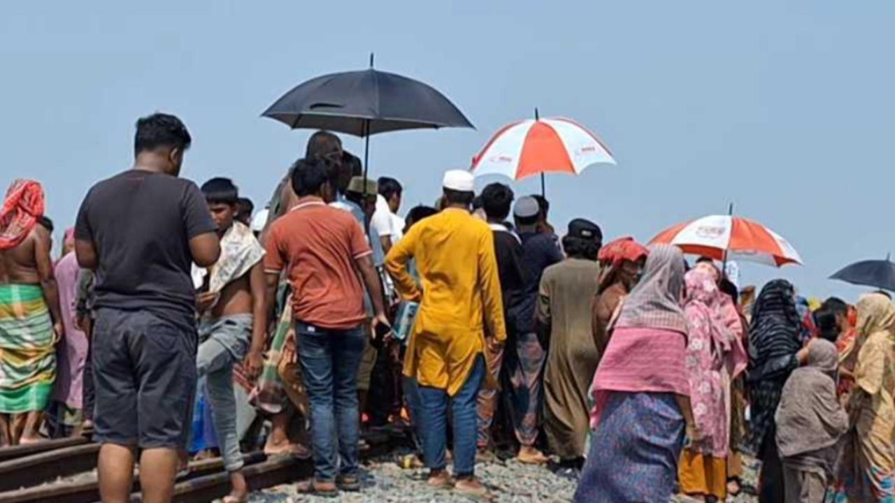 নড়াইলে ট্রেনের নিচে পড়ে মা-শিশু নিহত