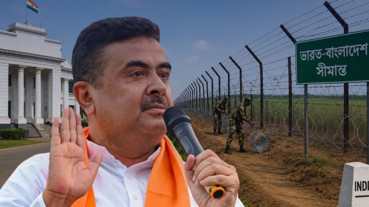 বাংলাদেশ সীমান্তে কাঁটাতার বসানোর ঘোষণা, ৪৫ দিনের মধ্যে জমি পাবে বিএসএফ