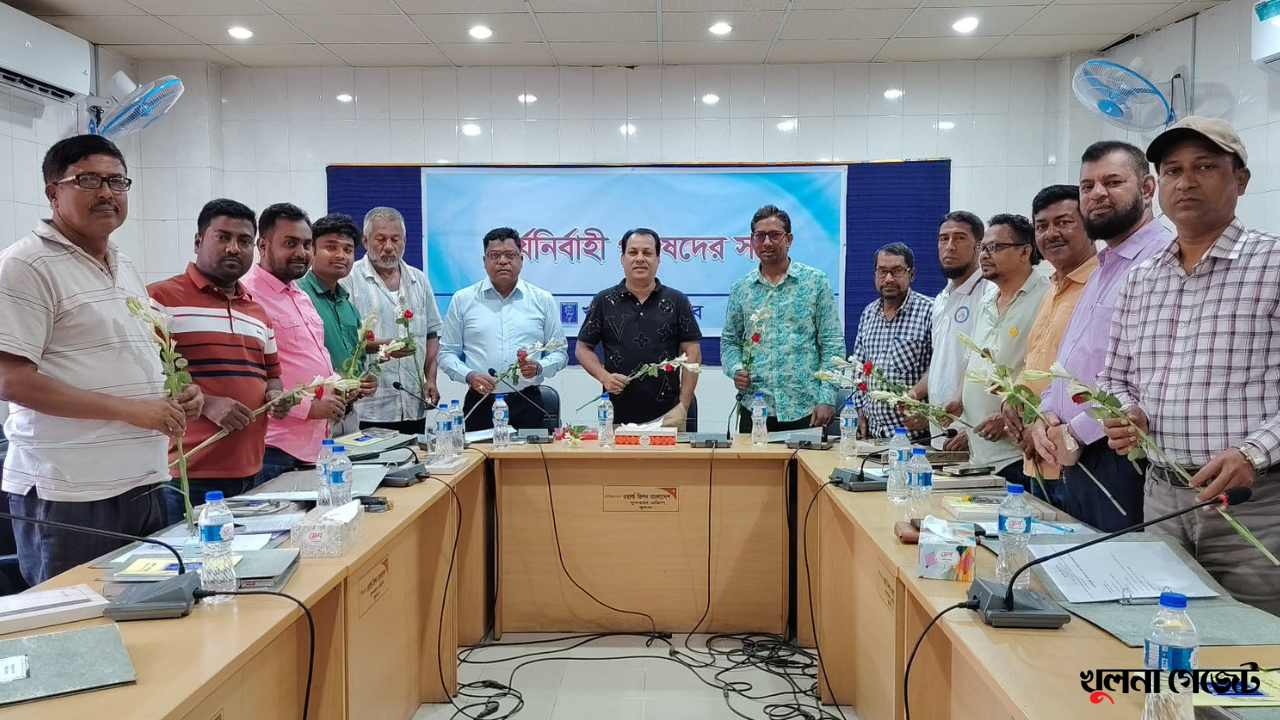 খুলনা প্রেস ক্লাবের নবনির্বাচিত কমিটির কার্যনির্বাহী পরিষদের প্রথম সভা