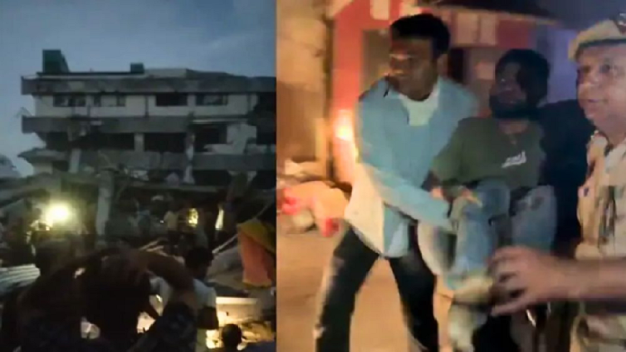 দিল্লিতে ভয়াবহ ভবন ধস, বহু হতাহতের শঙ্কা