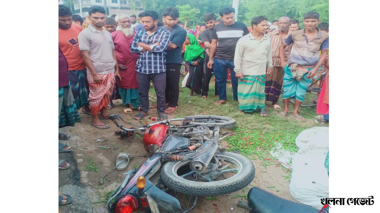 শার্শায় ট্রাক-মোটরসাইকেল সংঘর্ষে নিহত ২